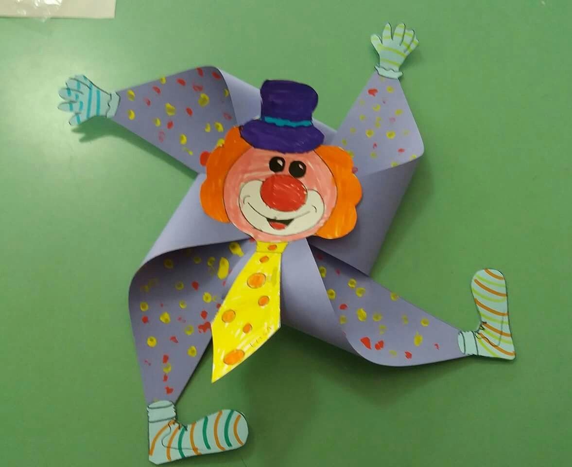 Поделки на день смеха в детском саду. Поделка клоун для детей. Клоун поделка из бумаги. Клоун из цветной бумаги. Поделка клоун из цветной бумаги для детей.