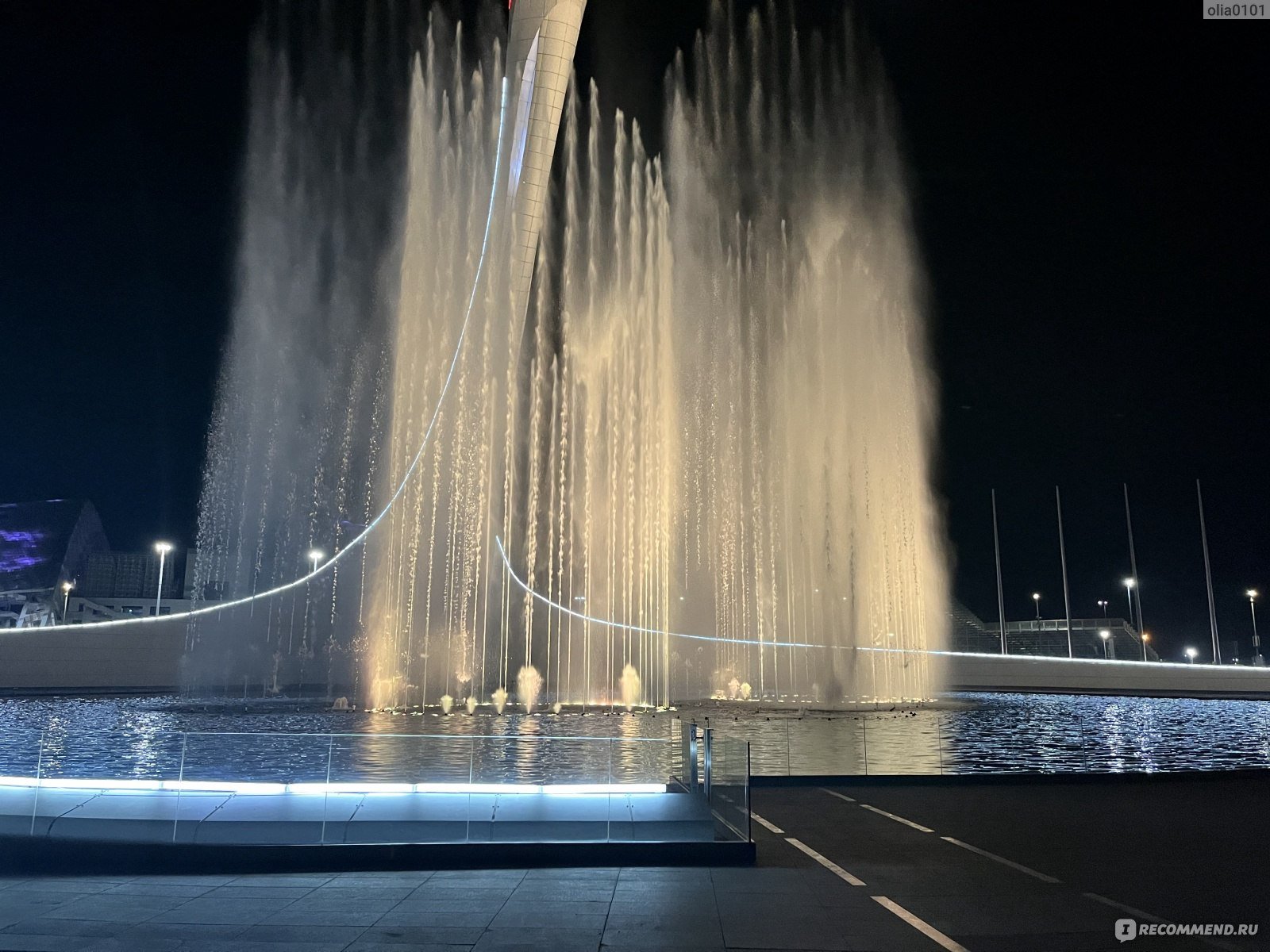 Поющий фонтан сочи олимпийский парк расписание
