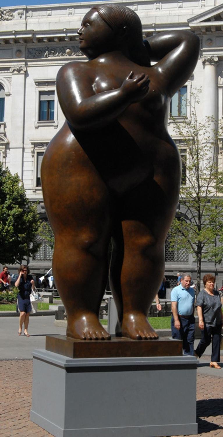 Фернандо Ботеро скульптуры в Мадриде