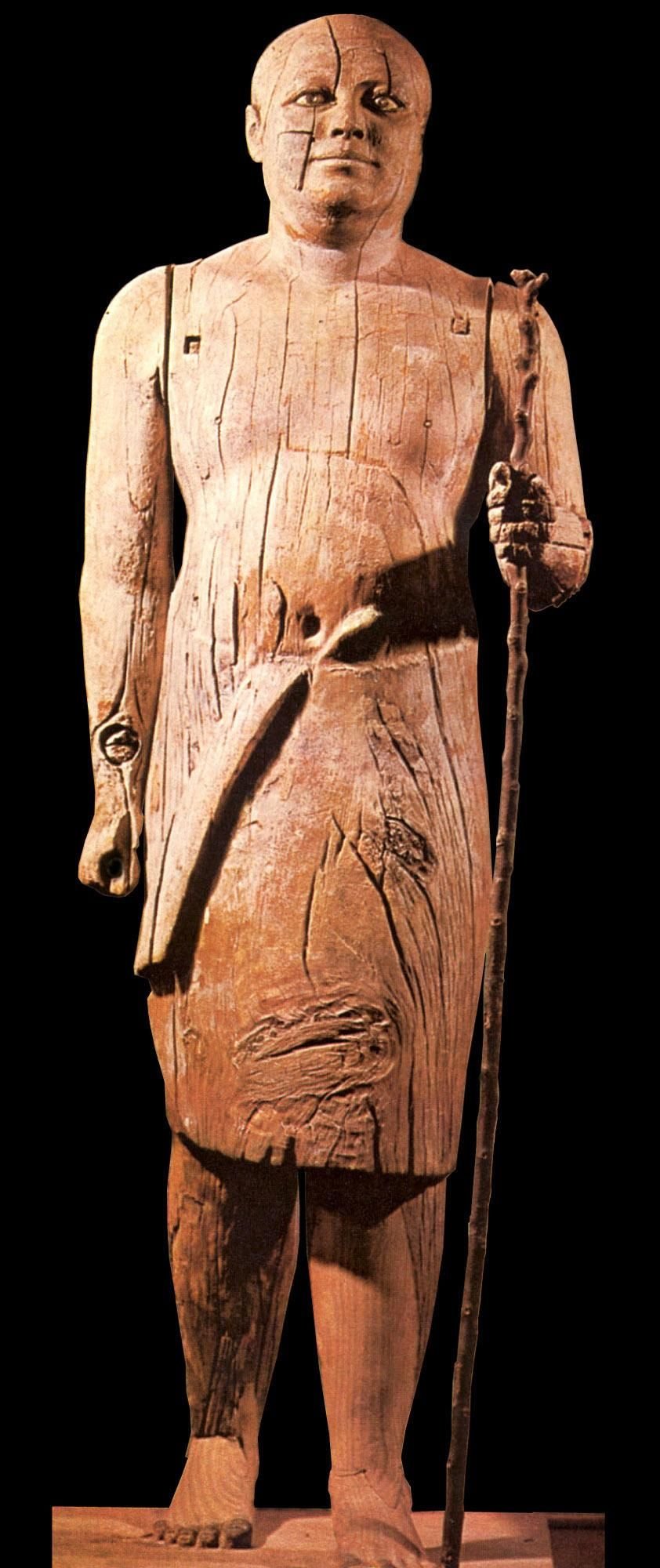 Статуя Каапера сельский староста Каирский музей Египет