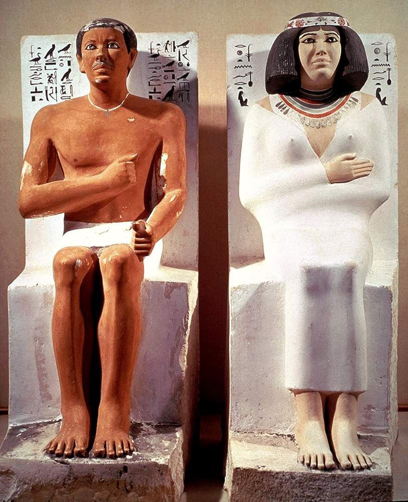 Скульптуры слуг древний Египет