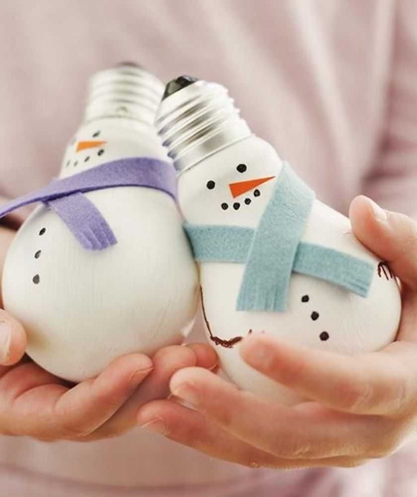 Как сделать снеговика из носка