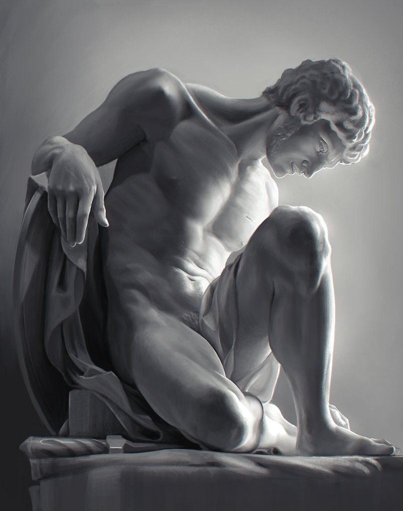 Аполлон скульптура Микеланджело