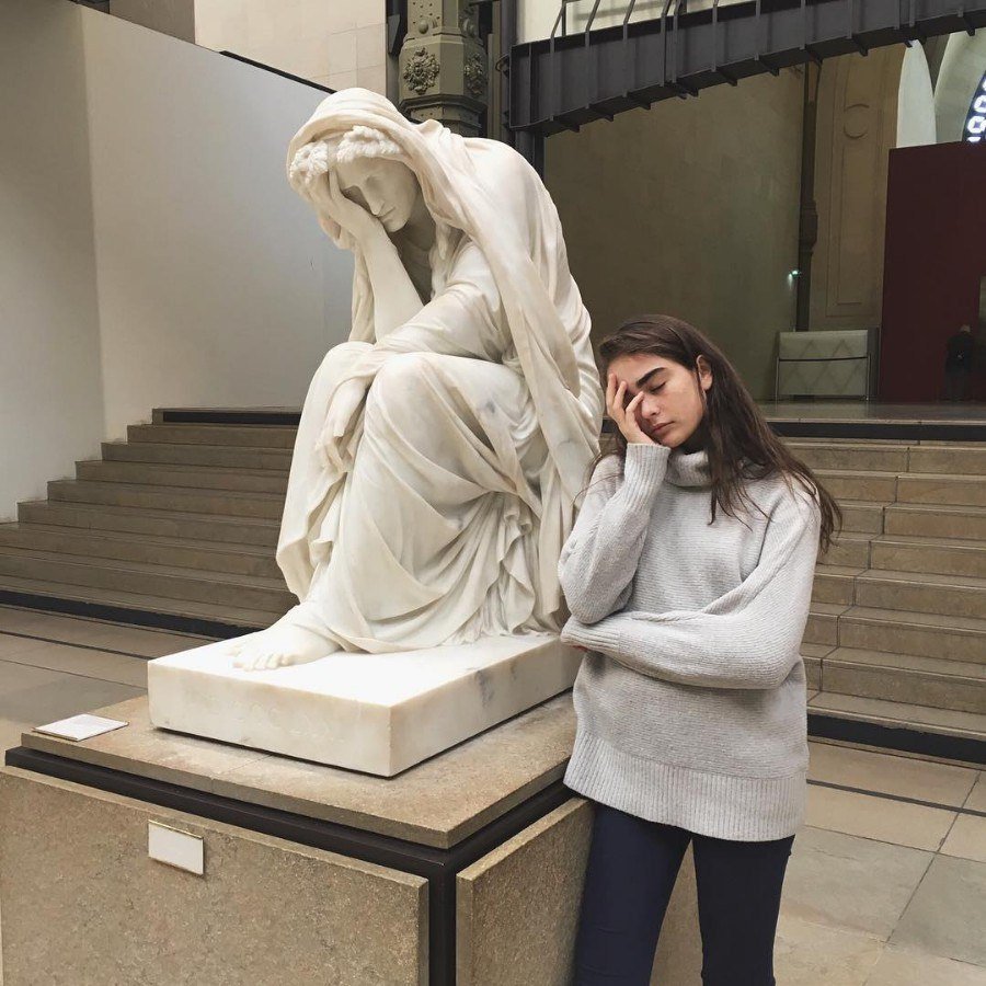 Скульптура Меланхолия Женева