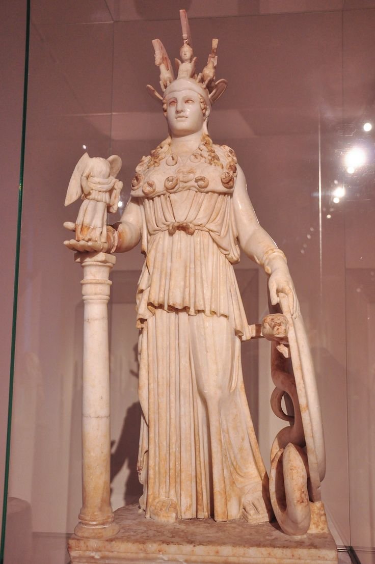 Статуя Богини Афины в Парфеноне