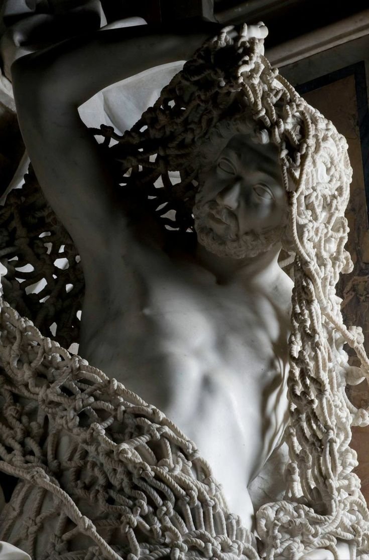 Чезаре Дзоччи, «Юный Микеланджело высекает голову фавна»