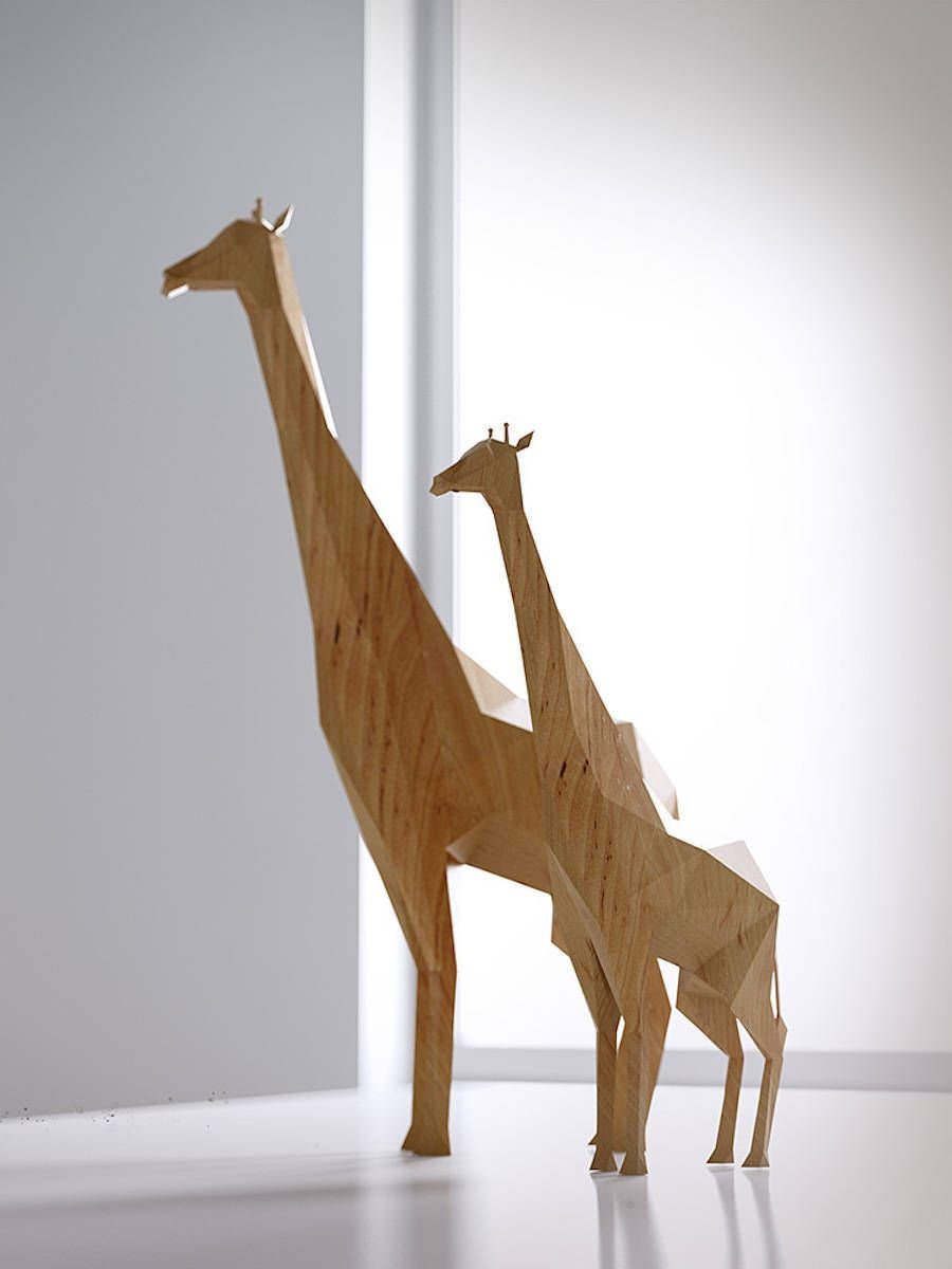 Фигурка жирафа из металла