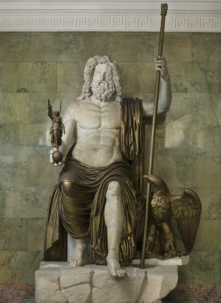 Эрмитаж Юпитер Зевс статуя Зевса-Юпитера
