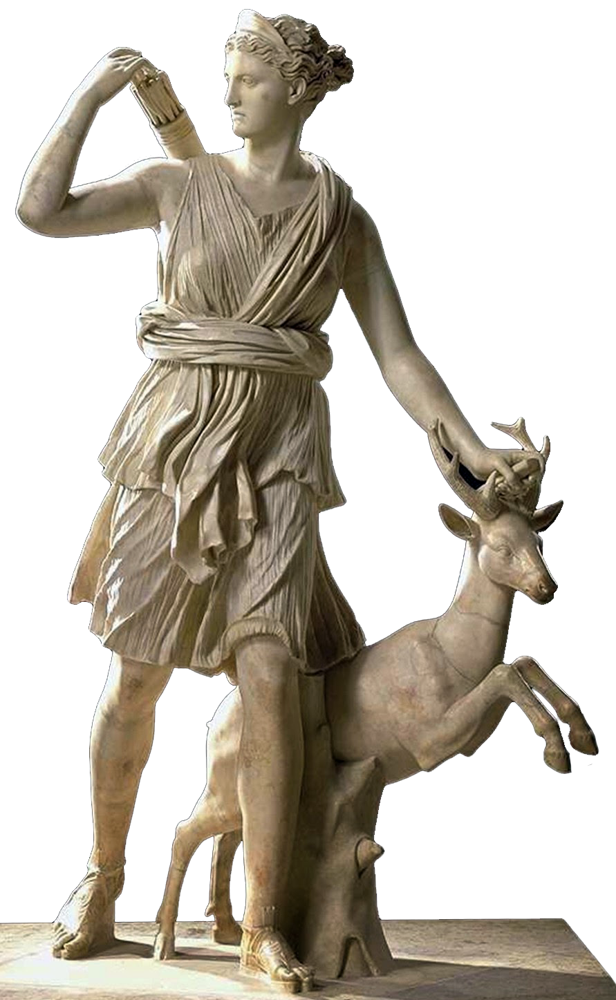 Греческие статуи в современной рекламе