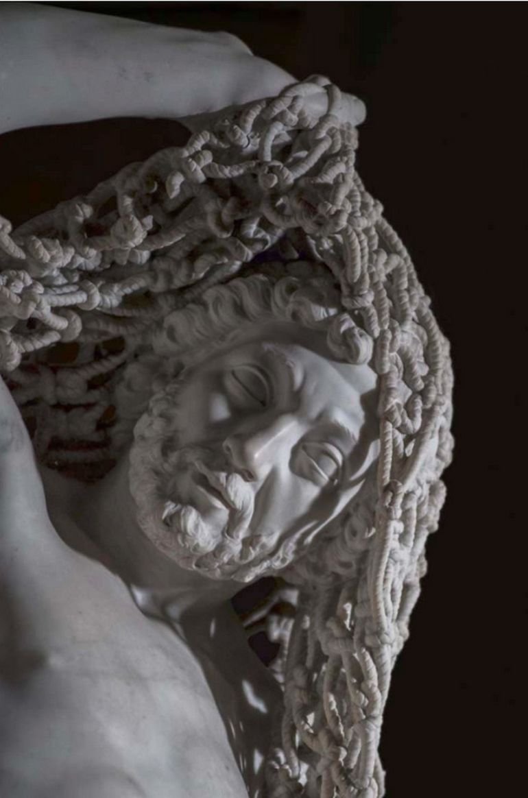 Статуя «целомудрие» Антонио Коррадини. Мрамор. 1752 Год