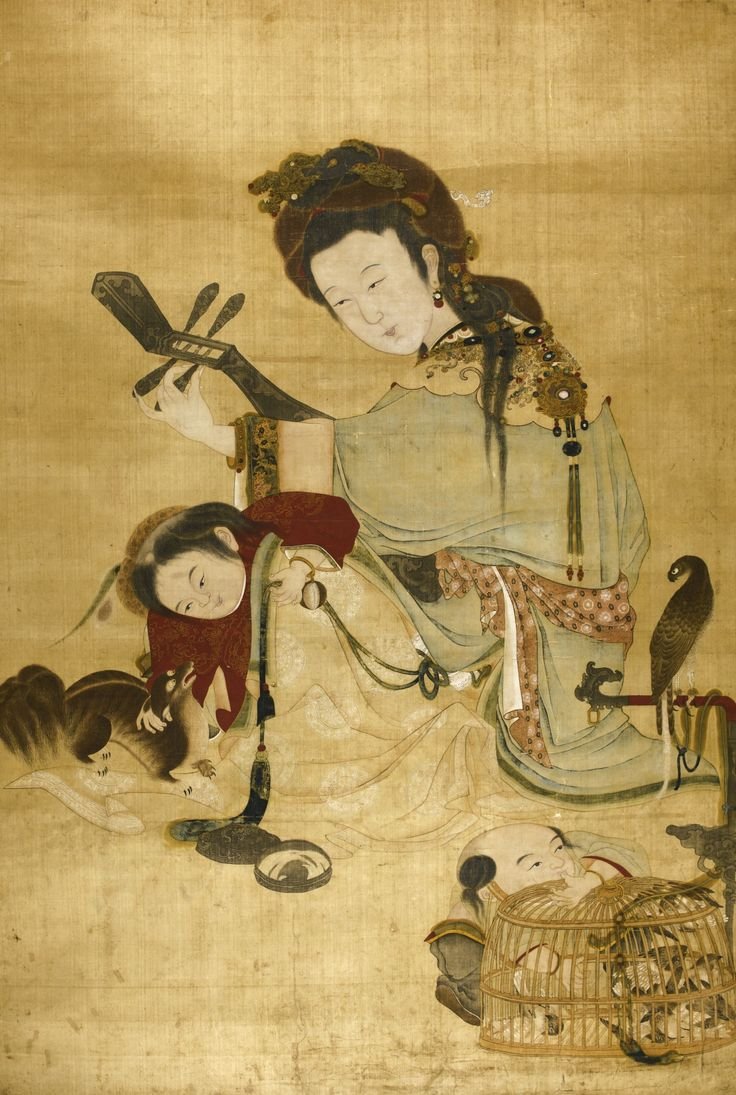 Древний Китай Династия Цин живопись