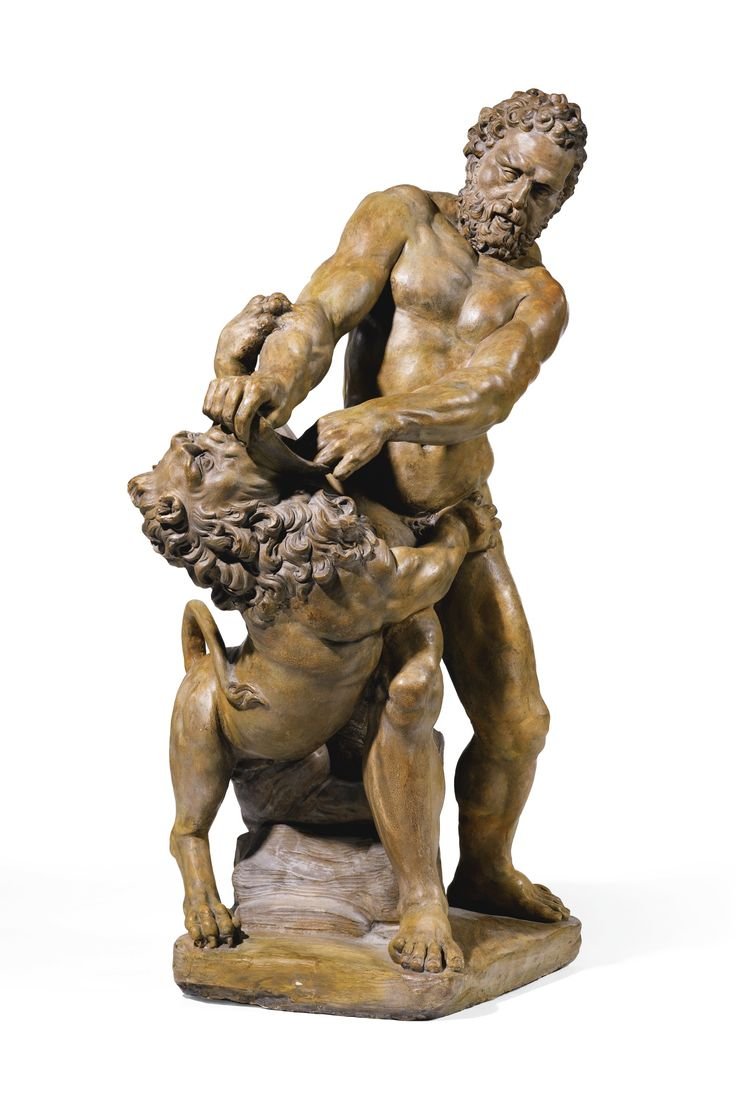 Скульптор Лисипп «Геракл, борющийся со львом».