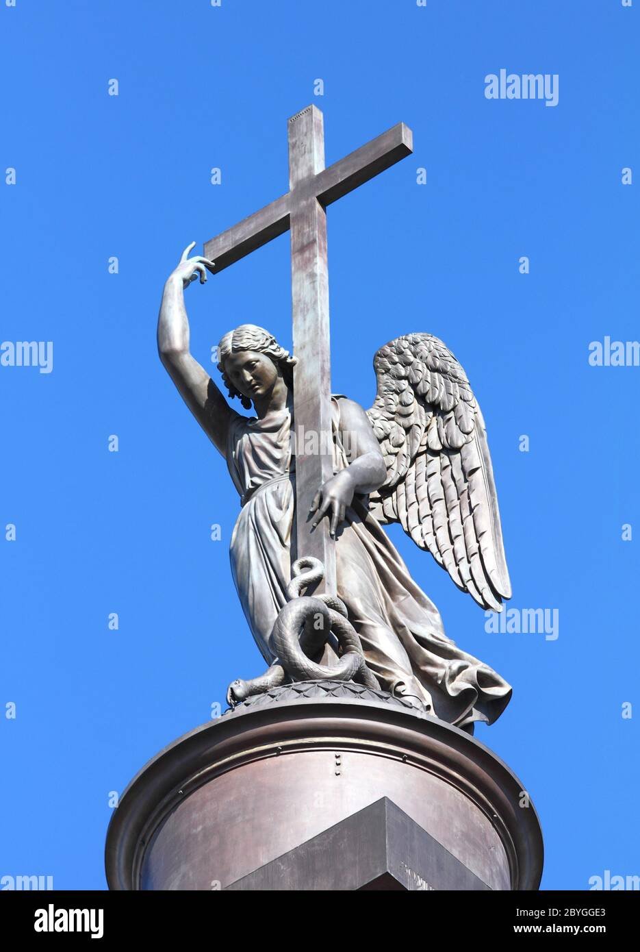 Орловский фигура ангела с крестом Александровская колонна