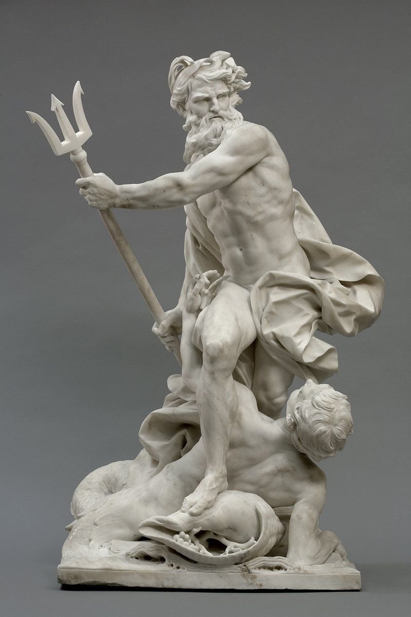 Посейдон Бог древней Греции статуя