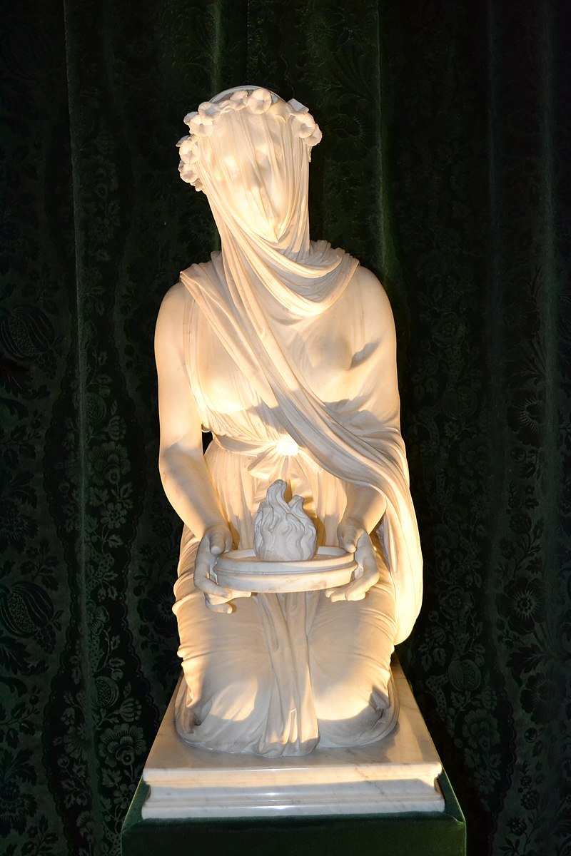 3д скульптура вуалевая