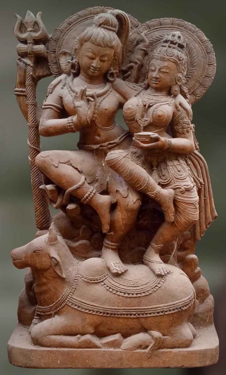 Шива Шакти скульптура