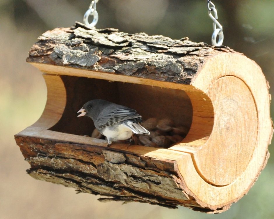 Кормушка деревянная для птиц своими руками