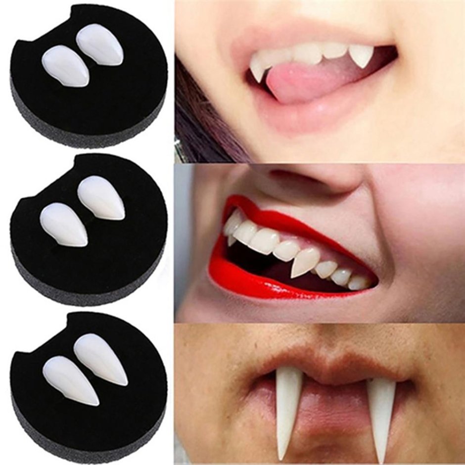 Накладные вампирские зубы