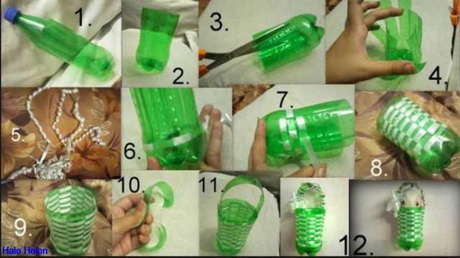 Поделки из пластиковых бутылок своими руками для дома