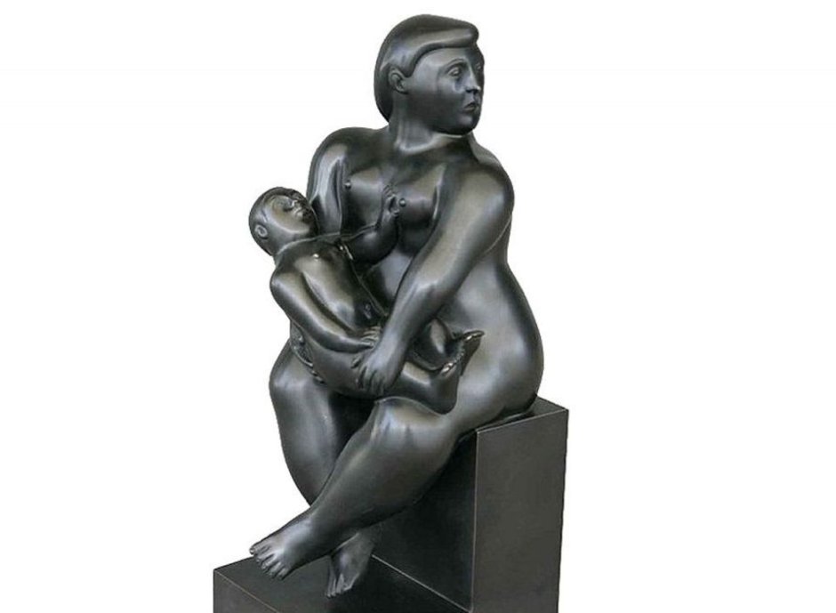 Материнство Ботеро скульптура