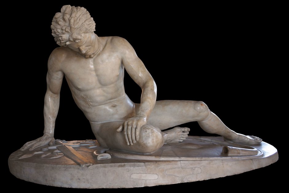 Древнегреческая скульптура "умирающий Галл"