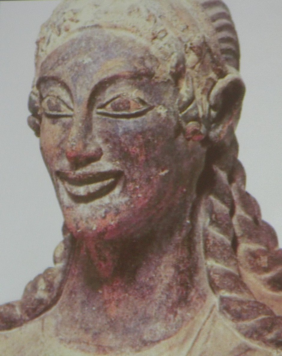 Скульптор вулка. Статуя Аполлона из Вей. Глина. Около 500 г. до н. э.