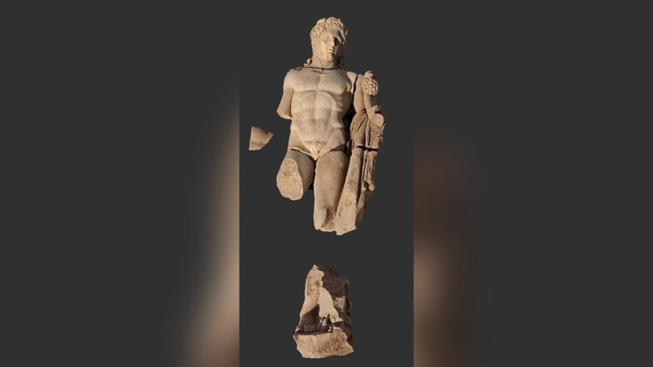 Геракл и Цербер скульптура