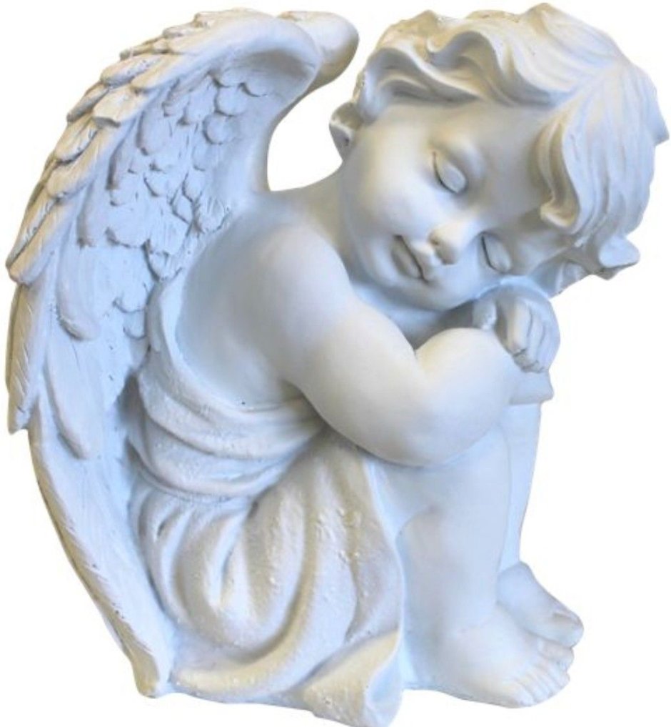 Скульптура ангела херувима