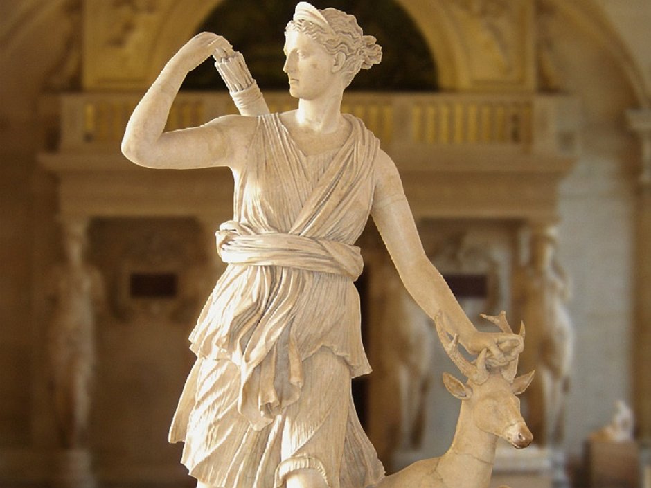 Артемида древнегреческая статуя