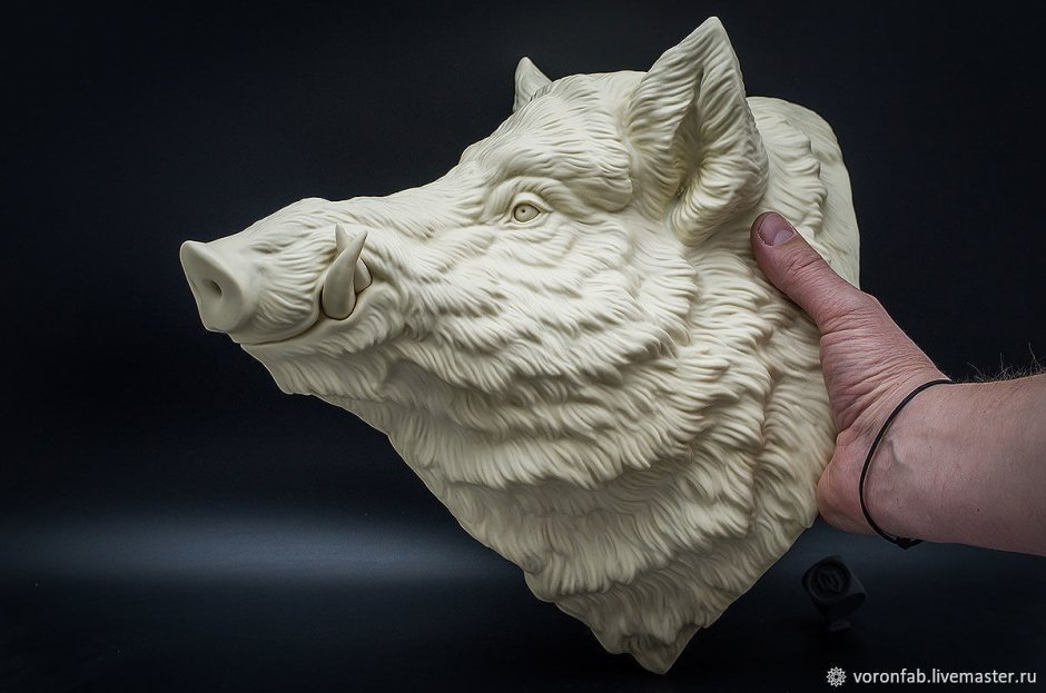 Голова волка 3d модель