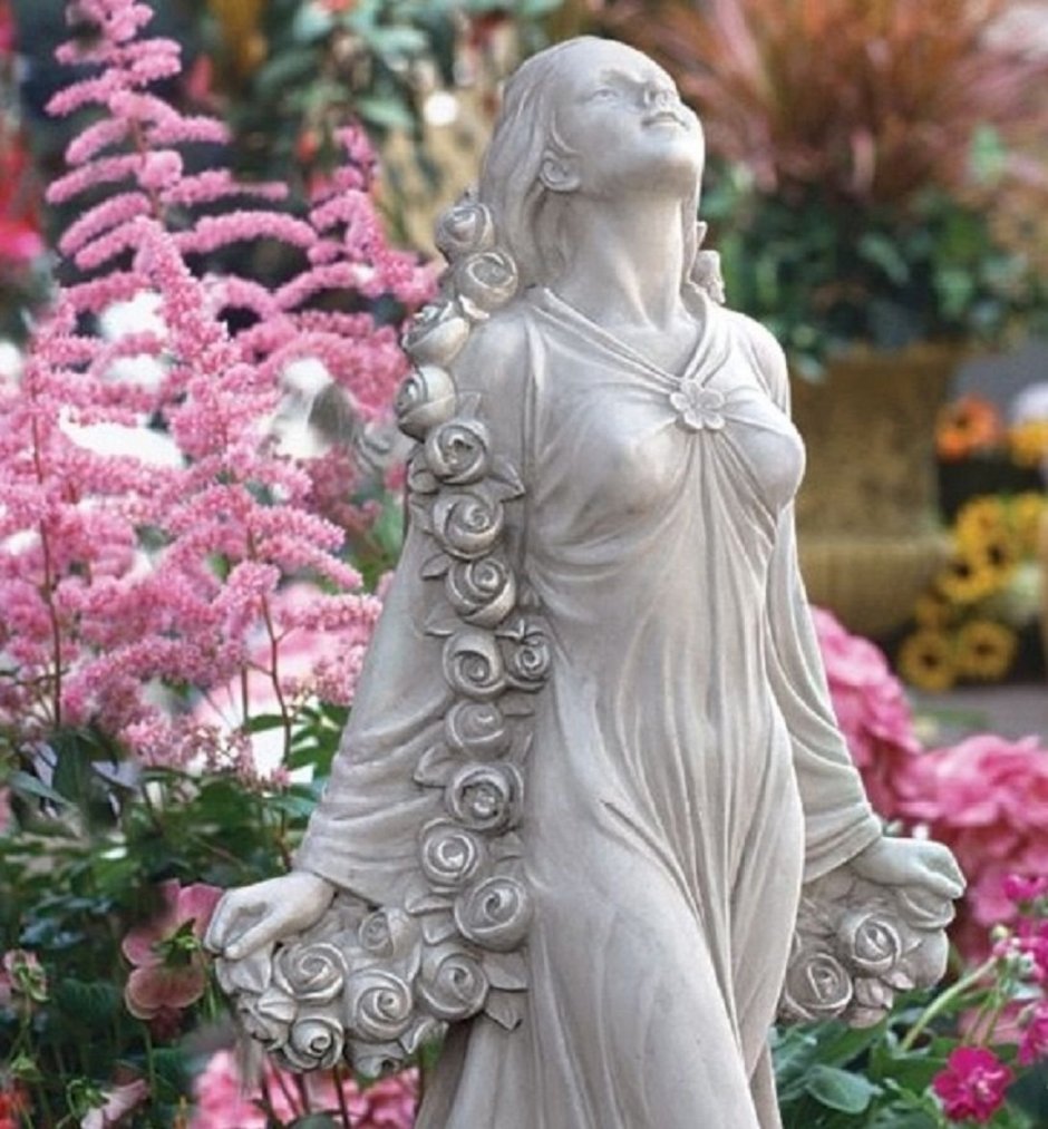 Скульптура цветы