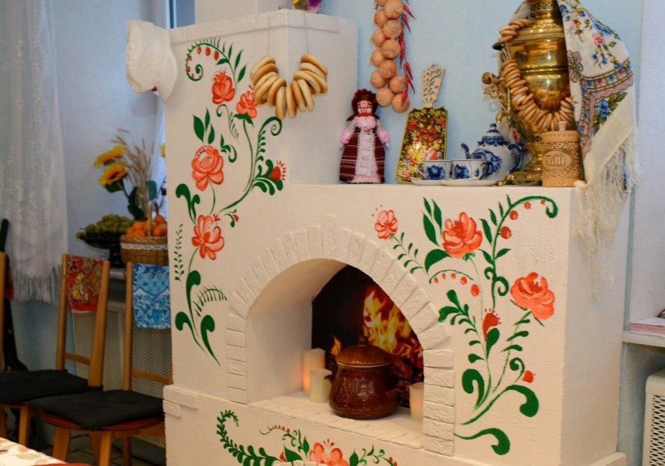 Декорации русской печки