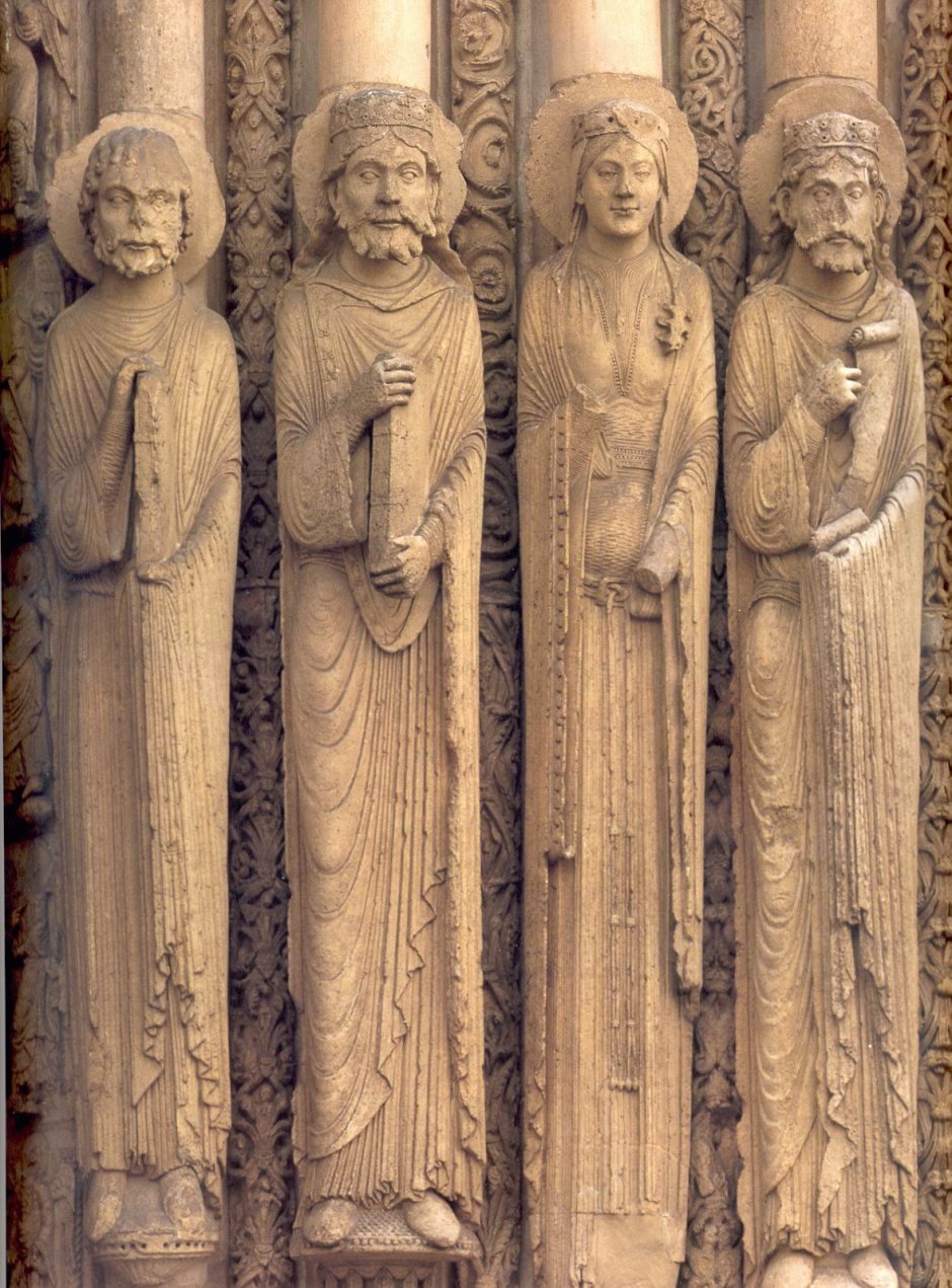 Статуи Шартрского собора