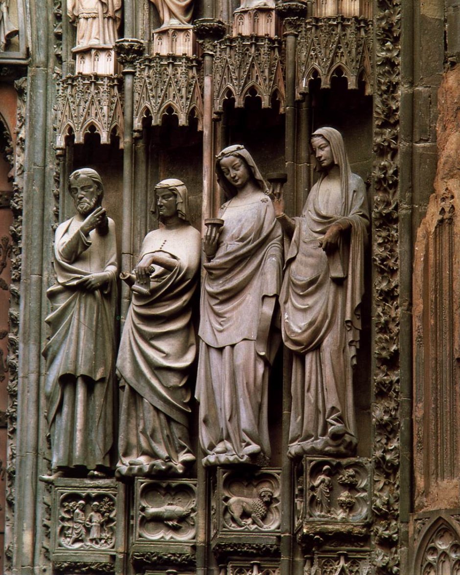 Страсбургский собор Готика скульптуры