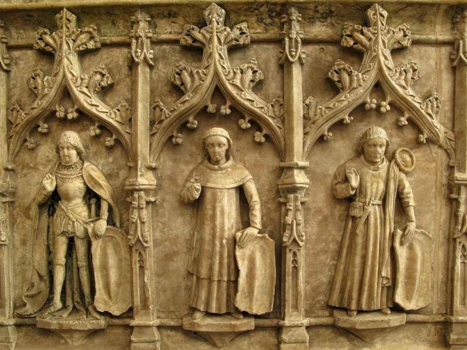 Средневековая Европа скульптура Готика
