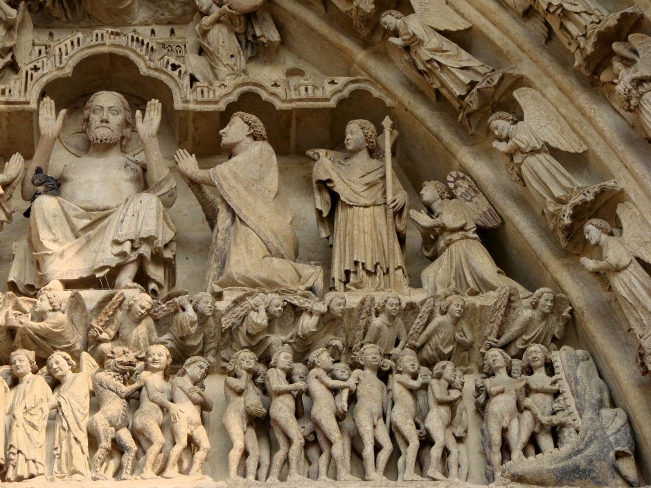 Амьенский собор скульптура