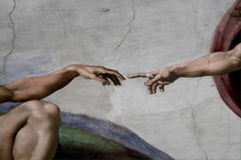 Микеланджело, «Сотворение Адама», 1508–1512