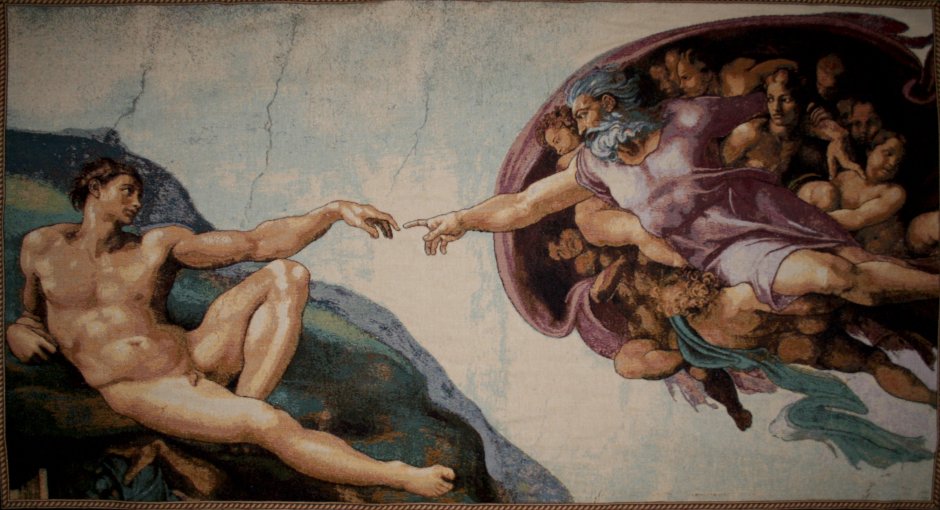 Сикстинская капелла фреска Сотворение Адама