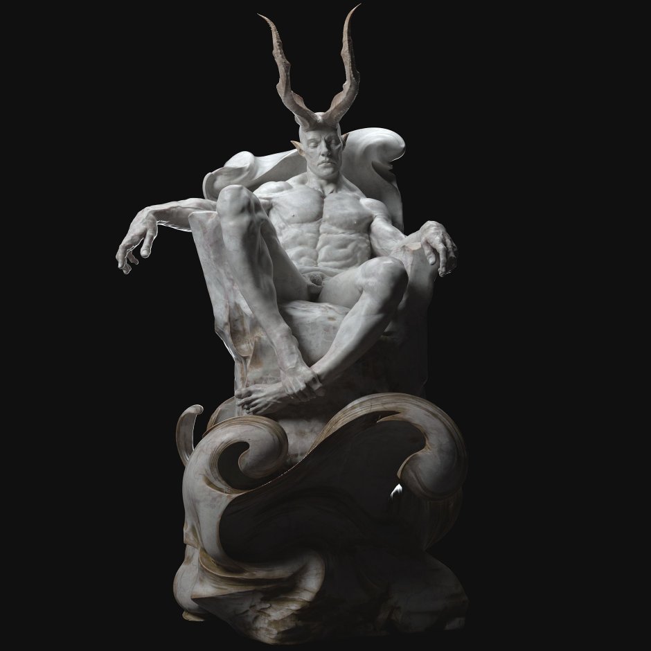 Статуя ангел-демон Бернини