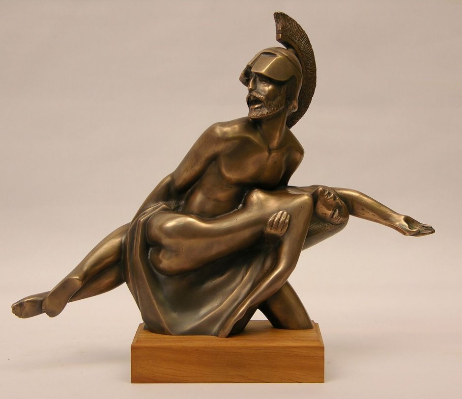 Скульптура похищение сабинянок бронза