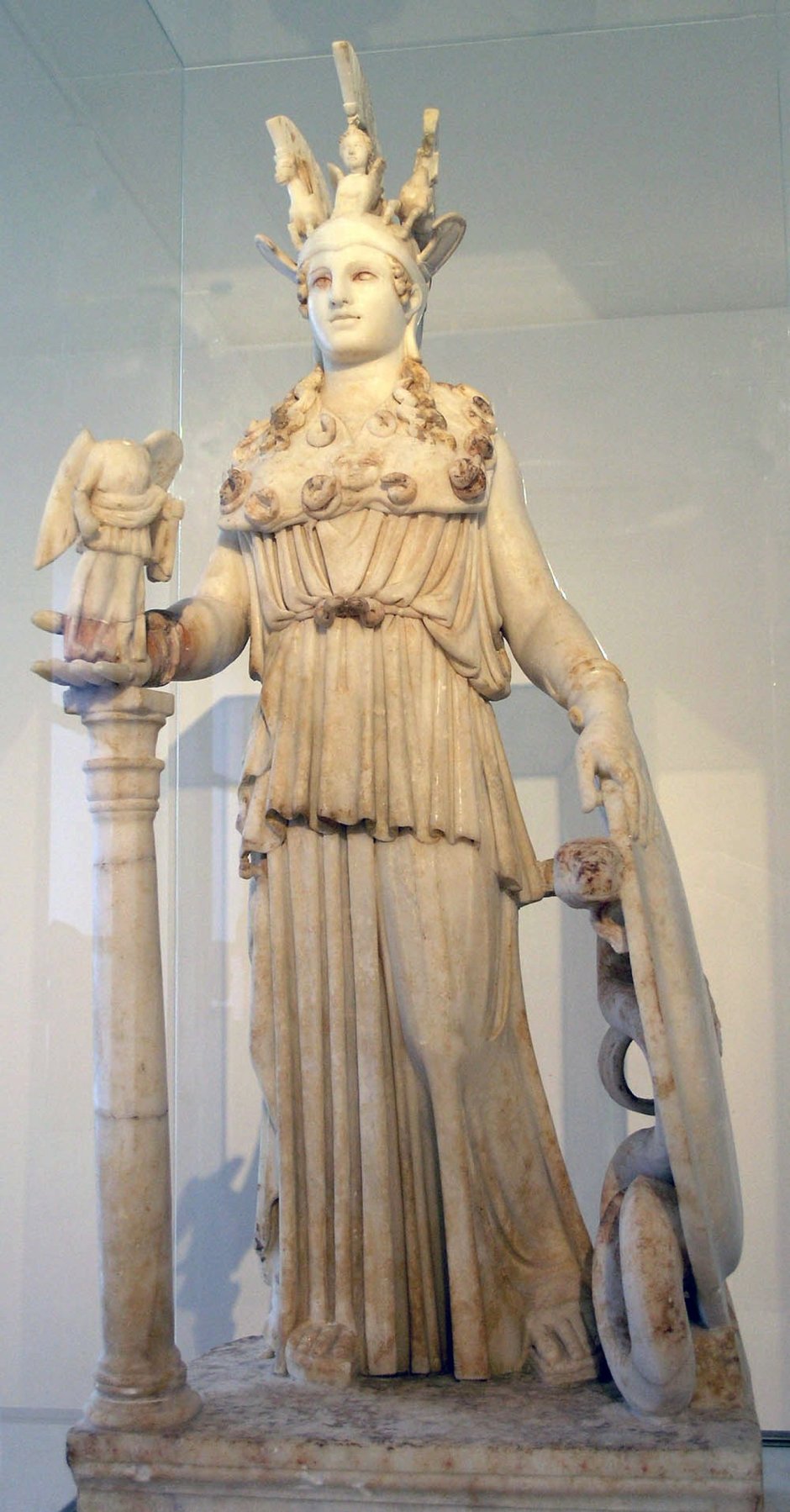 Скульптуры Фидия Афина Промахос