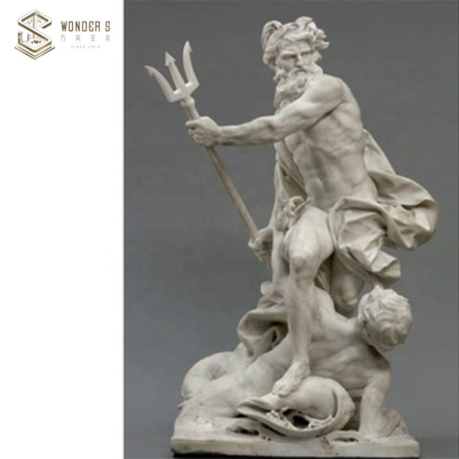 Посейдон Бог древней Греции скульптура