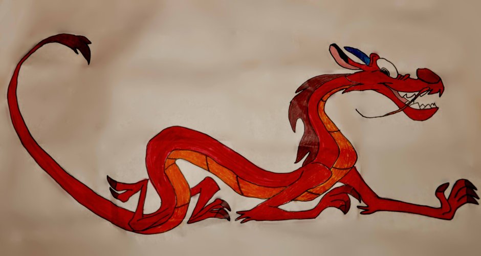 Китайский дракон из Мулан