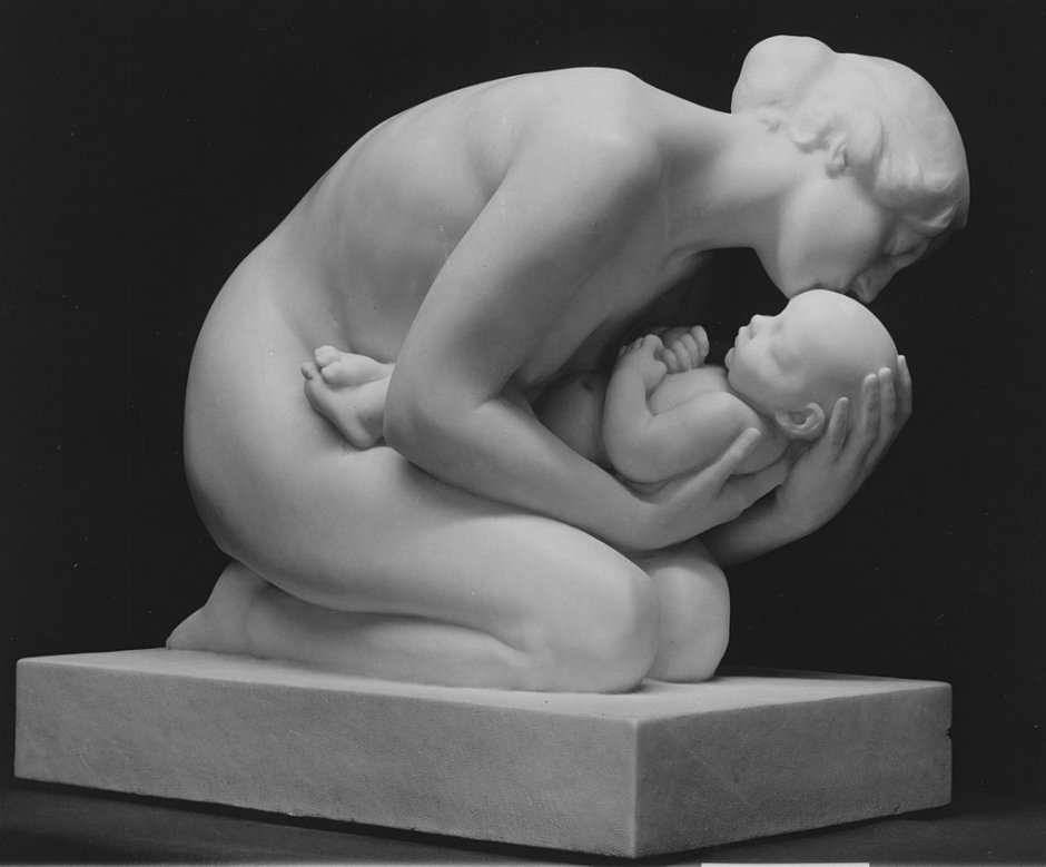 Скульптура "мать и дитя" (тёнсберг) Густавом Вигеландом