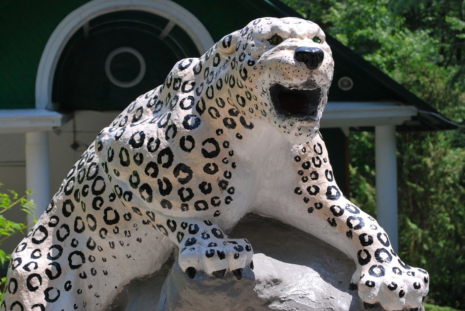 Скульптура Барс в городе Сочи