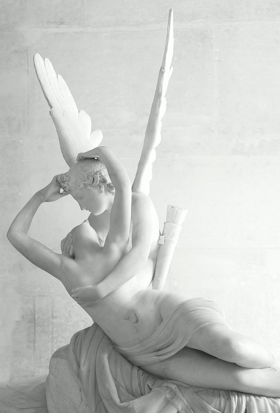 Амур и Психея скульптура Лувр
