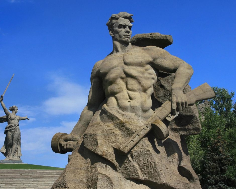 Сталинградская битва памятники Мамаев Курган