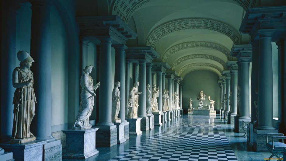 Скульптуры Франция колоннада ГМИИ