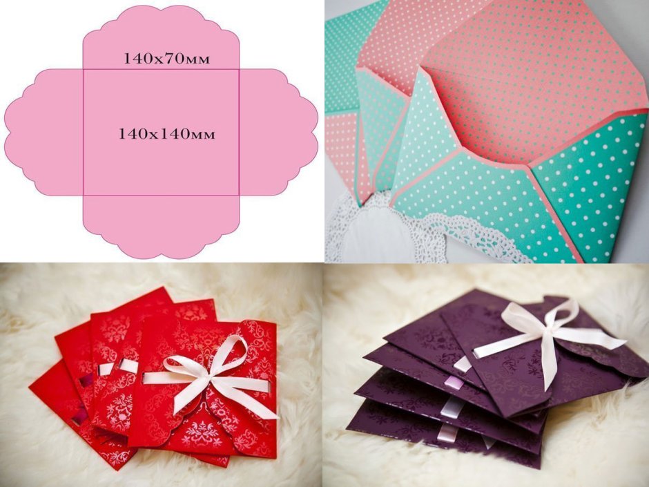 Идеи подарочных конвертов