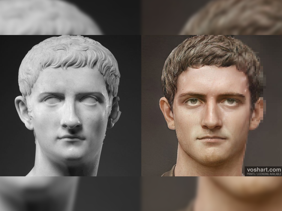 Нерон Римский Император реконструкция лица